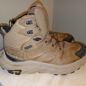 HOKA Anacapa Mid GTX Hiking Boots Sneakers Otter Brown / Black Waterproof 9
